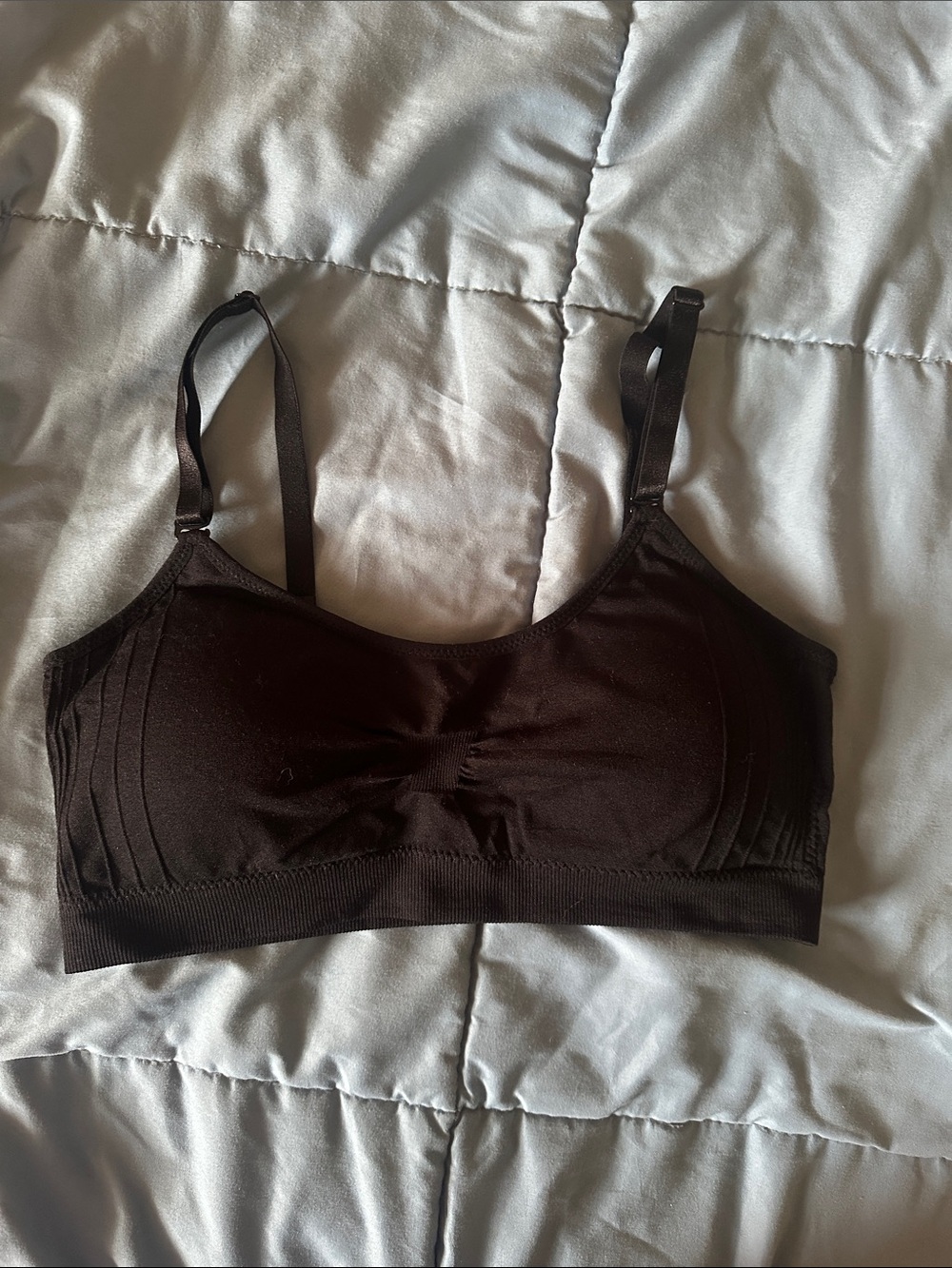 Seamless Black Everyday Bralette joy bra -like new